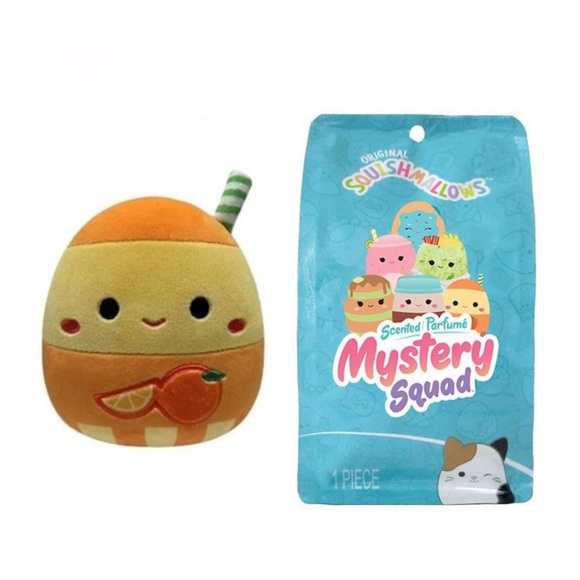 NWT 5” UNOPENED Marcos the Orange Juice 🍊 SCENTED Squishmallow Mystery Bag - Picture 1 of 6